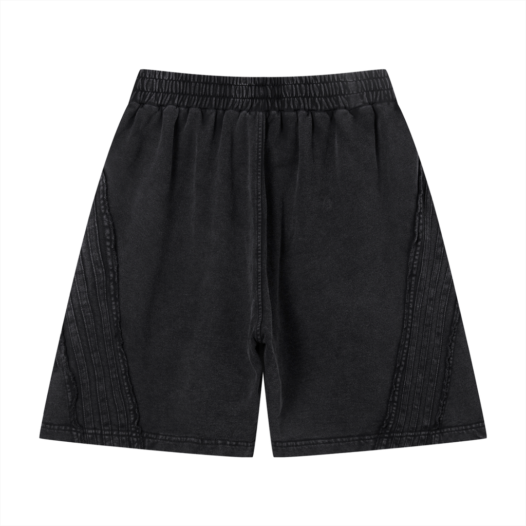 Essential Raw Edge Shorts — Vintage Wash