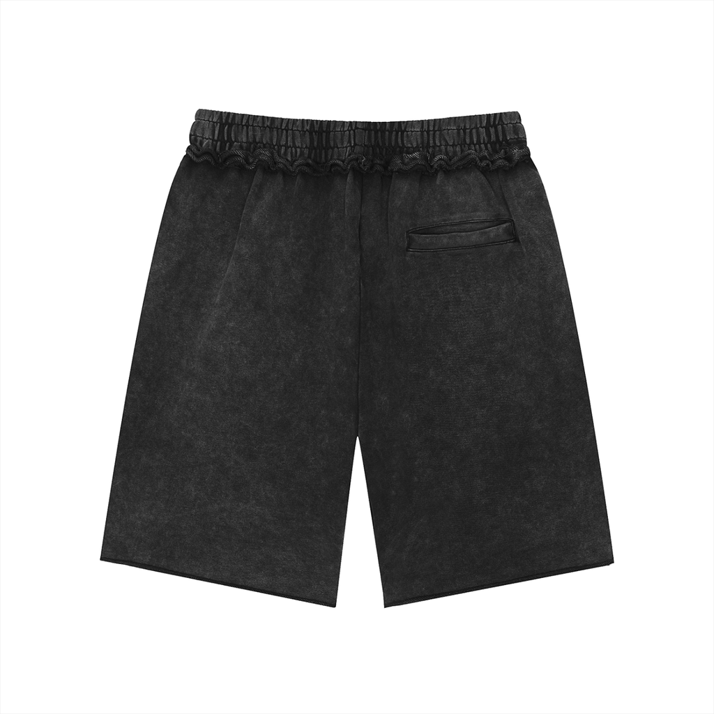 Essential Raw Edge Shorts — Mineral Wash